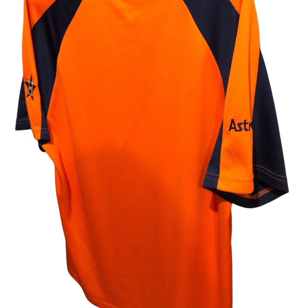 Nike Houston Astros Pullover Throwback Jersey Orange MLB Large Majestic - Picture 2 of 16